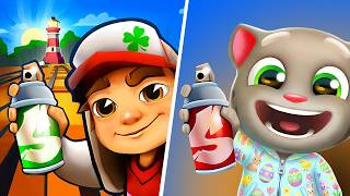 Subway Surfers VS Talking Tom Cat Run, Subway Surfers New Update Easter Ireland, Subway Surf Youtube screenshot 2