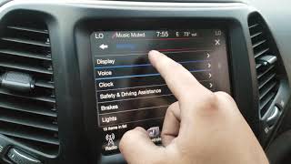 2016 jeep Cherokee  not grand Cherokee language change