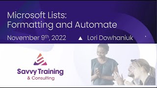 Microsoft Lists: Format and Automate