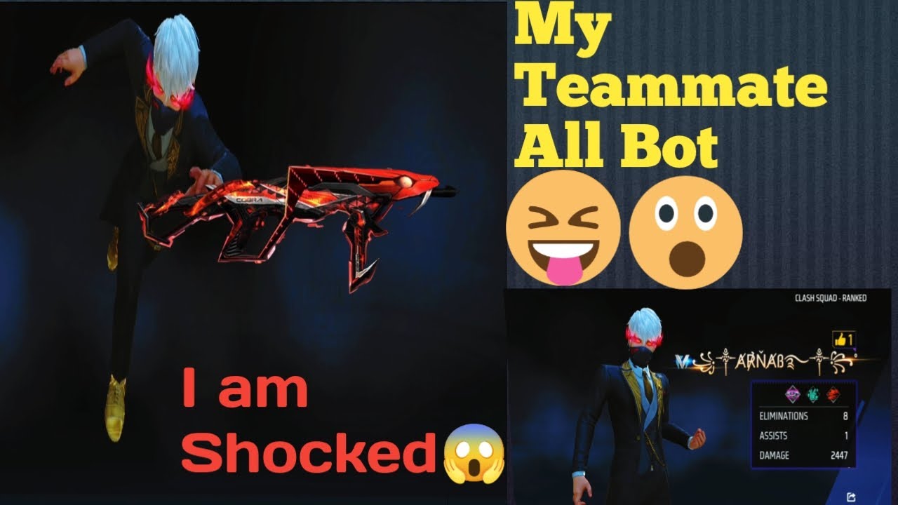 My Teammates All Bot 😁😇 | | Free Fire Max || Ranked Match - YouTube