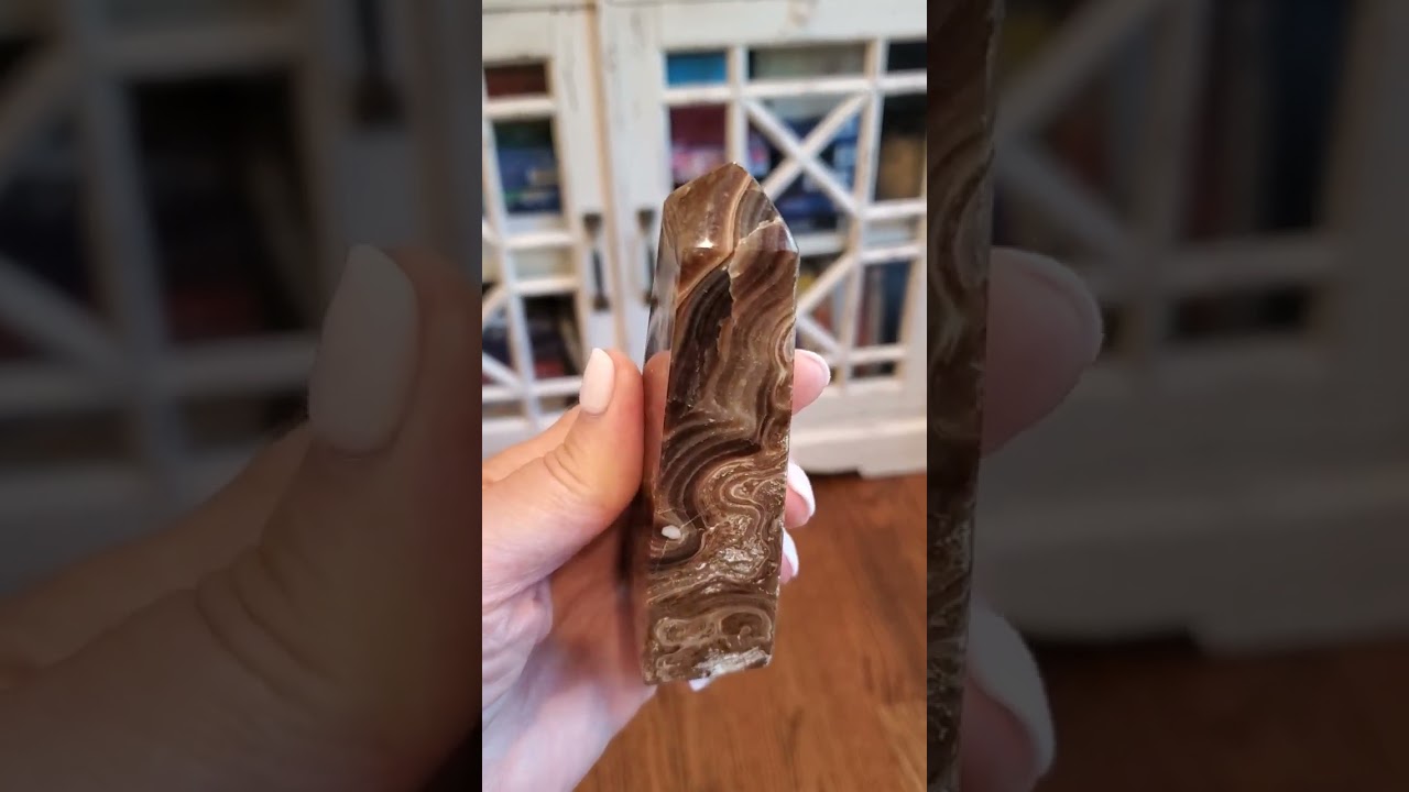 Chocolate Calcite obelisk 💜 