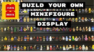 build your own minifigure display, for under $40!