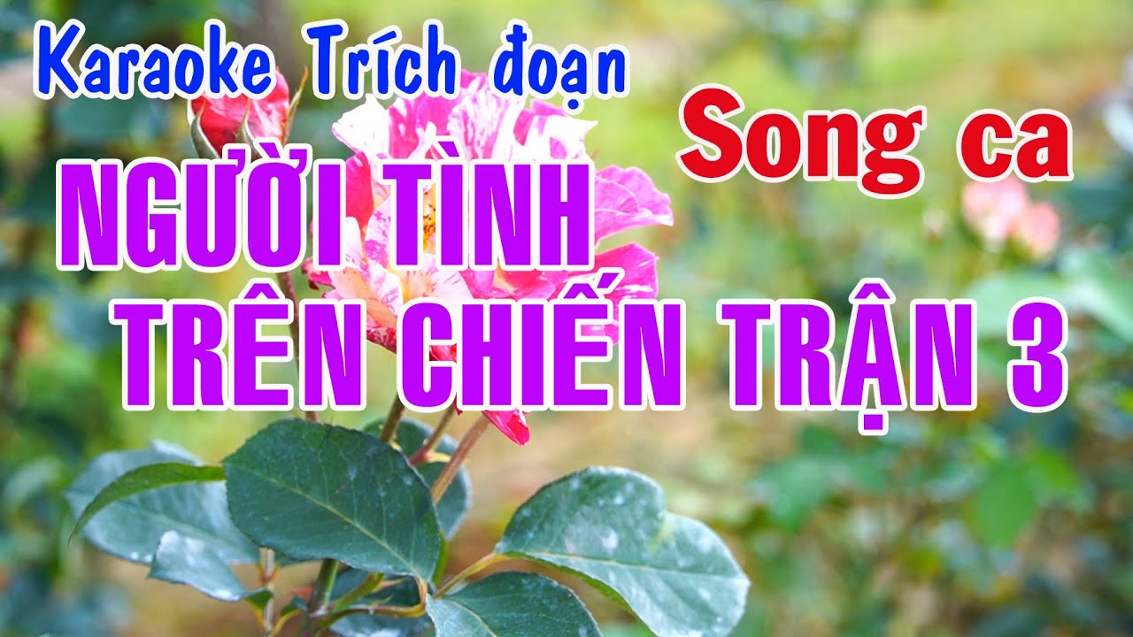 Karaoke Trích đoạn NGƯỜI TÌNH TRÊN CHIẾN TRẬN 3 - SONG CA