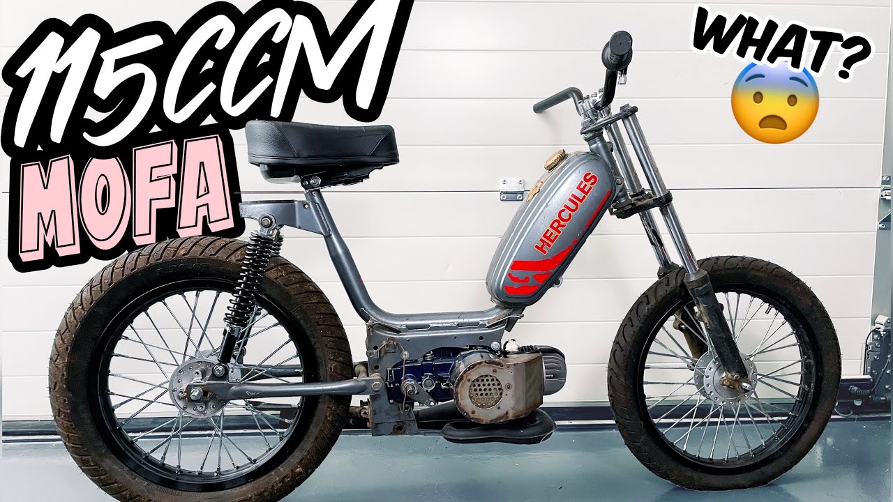 Mega Update! 115ccm Mofa fast fertig aufbauen [Hercules Prima 5] 