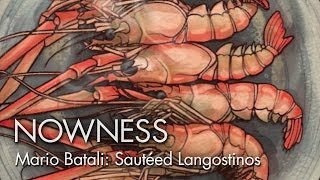 "Mario Batali's Sautéed Langostinos" by Philip Cheaney
