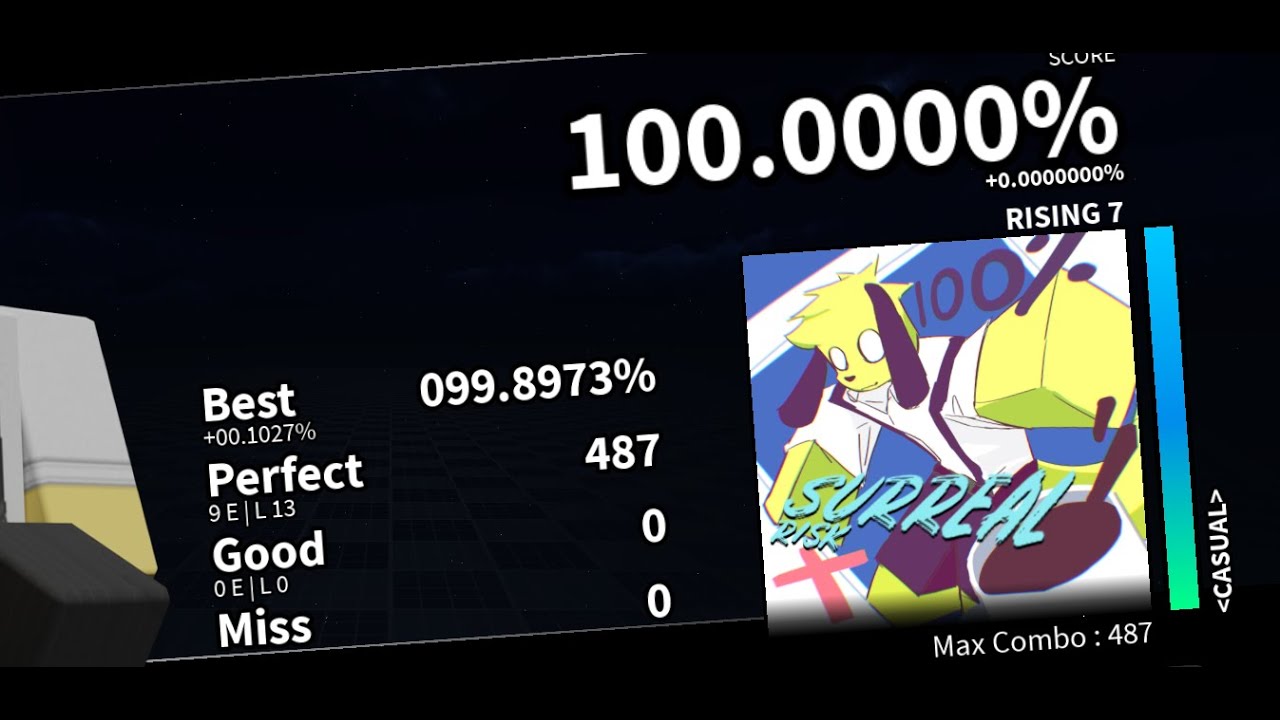 Project RUSHER: Surreal 100% FC All Perfect [7 Diff]