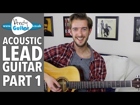 Major Scale Position 1 - Acoustic Lead Guitar Lesson #1