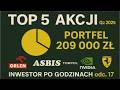 TOP 5 AKCJI do Nowego Portfela Spekulacyjnego na Q2 2025 -  portfel długoterminowy odcinek 17