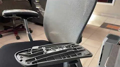 Knoll Life Office Chair Armrest Reupholster (ASMR short version)