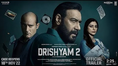 Drishyam 2: OFFICIAL TRAILER | Ajay Devgn Akshaye khanna Tabu Shriya Saran Abhishek Pathak Bhushan k