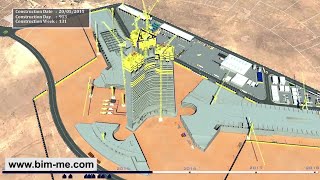 BIM 4D Construction Simulation For Kingdom Tower
