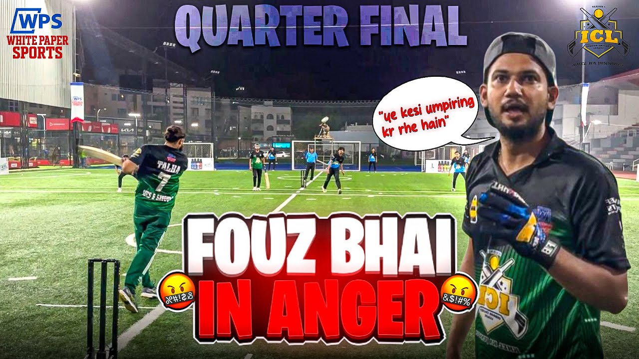 Quarter Final Umpire ka Ghussa Bowlers pe | Fouz & Talha ka Record Knock