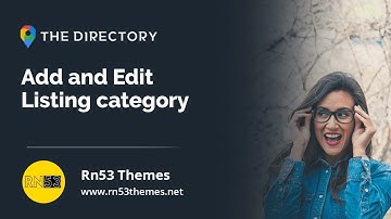Add new and edit category - The Directory PHP Template