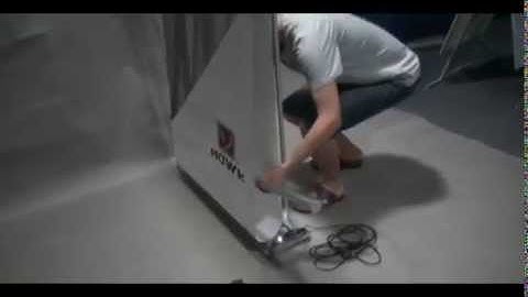 How to Install Scrolling Roll Up Banner Stand?