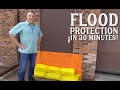 Flood Avert™ Utility Kit - Everything you need to create a flood barrier for an exterior door!