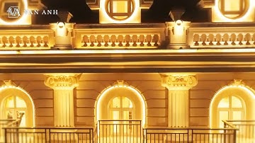 5  Cận cảnh chị Nga  chiếu sáng tân cổ điển biệt thự lâu đài - Đèn Vân Anh