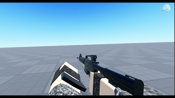 M4A1 Reload Animation (REANIMATED IN BLENDER)