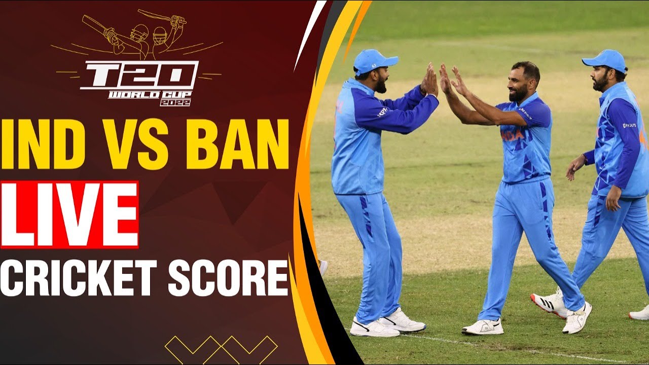 LIVE, IND vs BAN T20 World Cup India vs Bangladesh Live score, Updates, Analysis, Commentary
