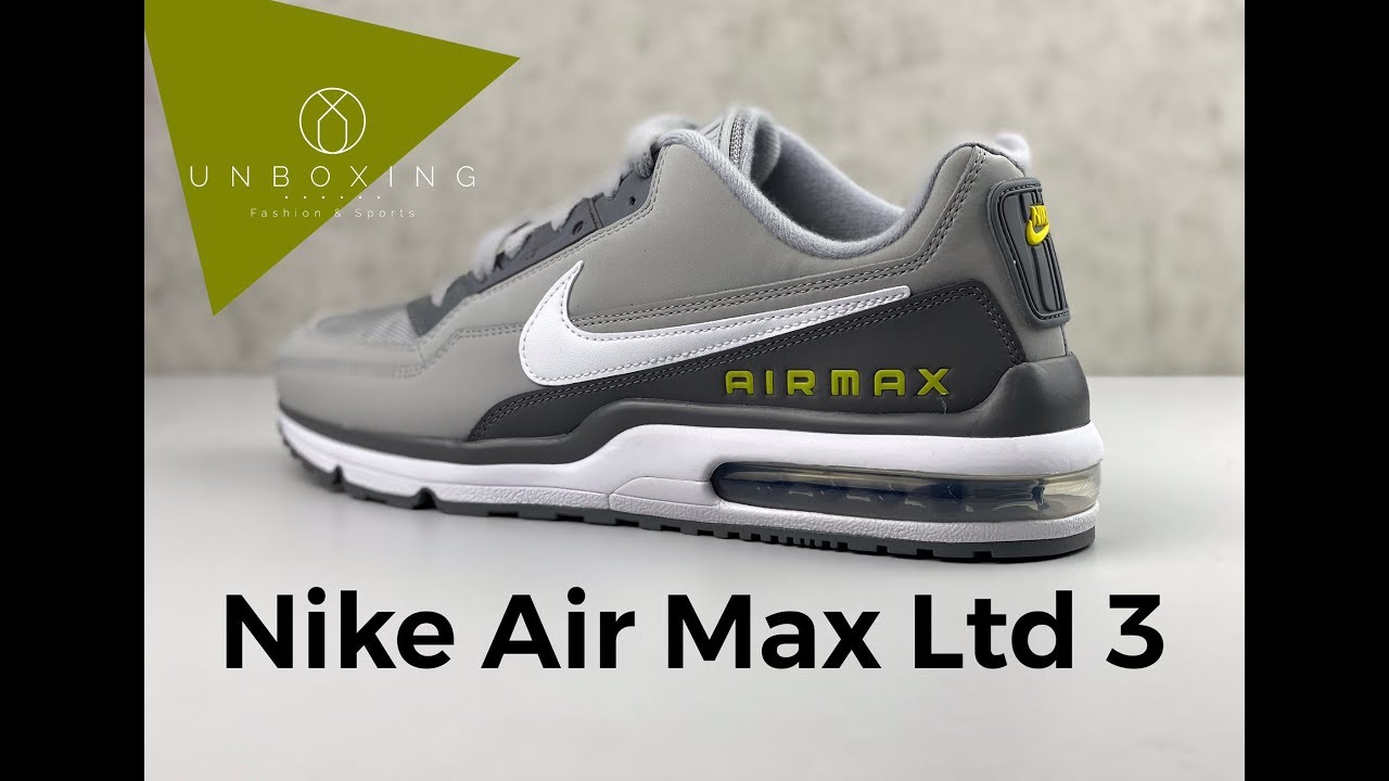 Foreigner symbol magnification Nike Air Max LTD 3 'smoke grey/wht-smoke grey' | UNBOXING & ON FEET |  fashion shoes | 2020 - YouTube