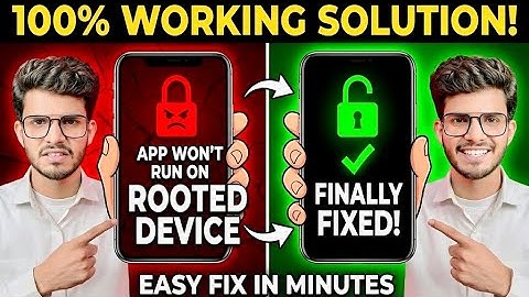 ✅Eindelijk heb ik het probleem met het gedetecteerde geroote apparaat opgelost | Deze applicatie ...