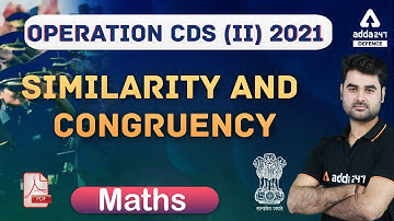 CDS 2 2021 | CDS Maths Preparation | Similarity and Congruency