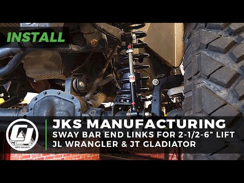 Jeep JL Wrangler or Gladiator Install | JKS Manufacturing Sway Bar End