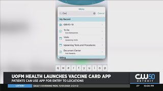 University of Michigan Health App Now Allows Patients To Show Proof Of Vaccination screenshot 3