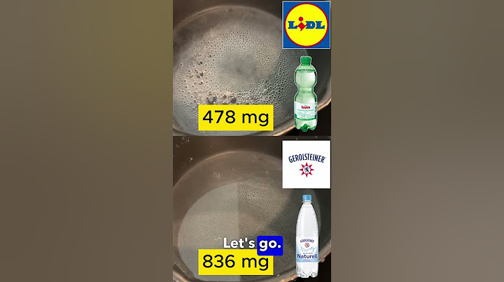 Lidl vs. Gerolsteiner - Der feine Unterschied #lidl #saskia #gerolsteiner #mineralien #mineralwasser