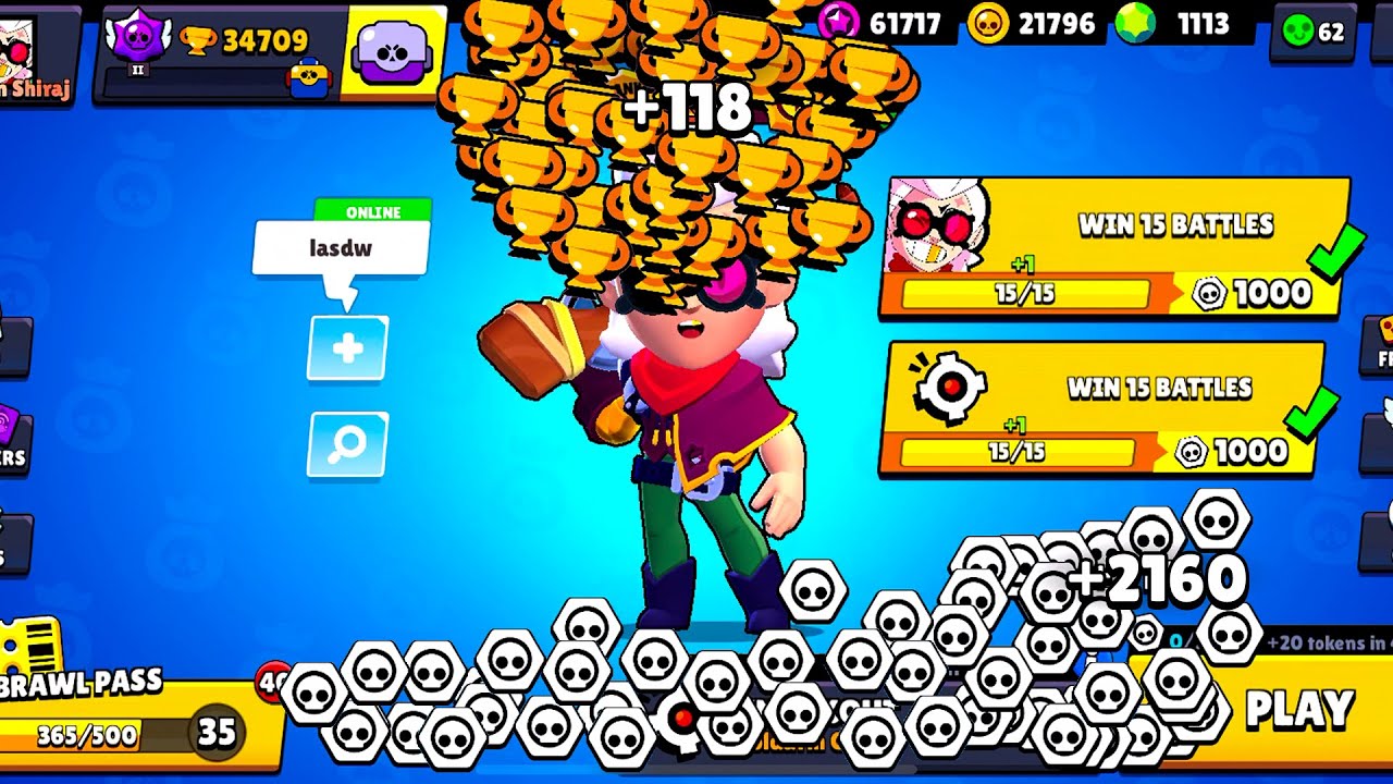 Completing 1000 TOKENS Mission | Brawl Stars Quests