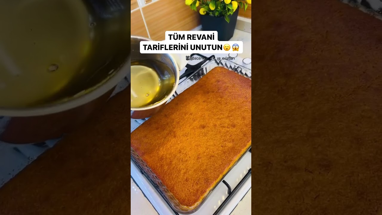 Harika Revani Tatlısı Tarifi #reels #yemek Harika Revani Tatlısı Tarifi #reels #yemek