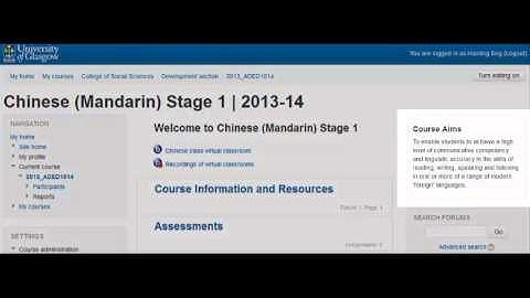 How to change the course settings and set up automatic enrolment