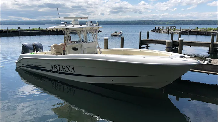 What a day off from fishing looks like! Boat detai...