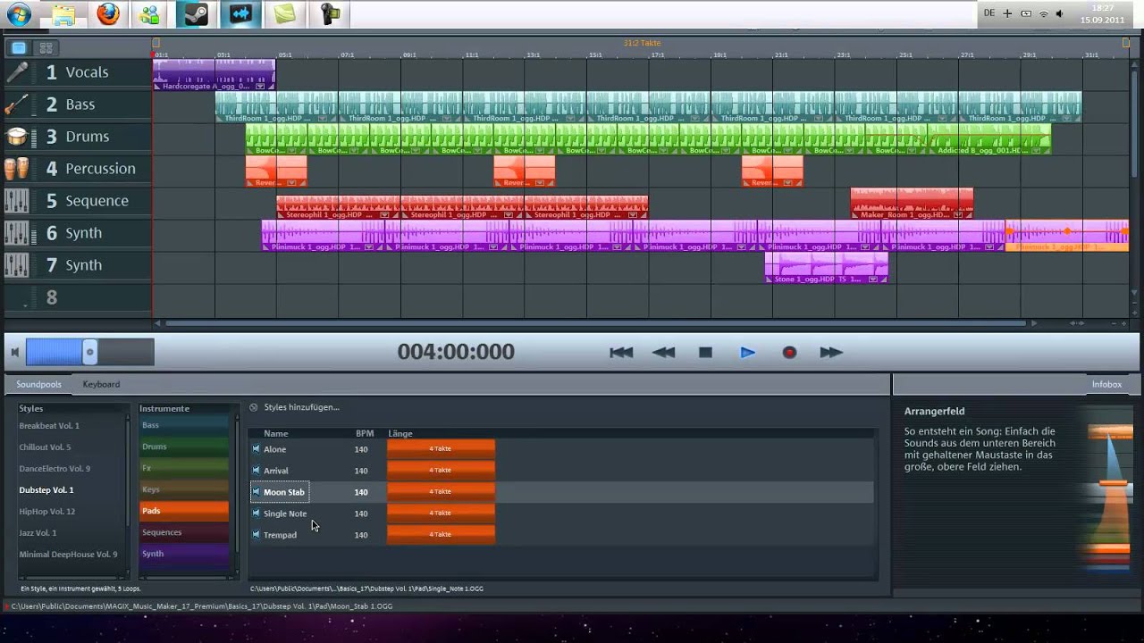 [Magix] Track erstellen mit Magix Music Maker 17