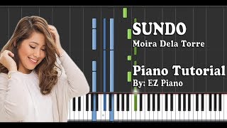 SUNDO - Moira Dela Torre | Piano Tutorial (Synthesia) chords