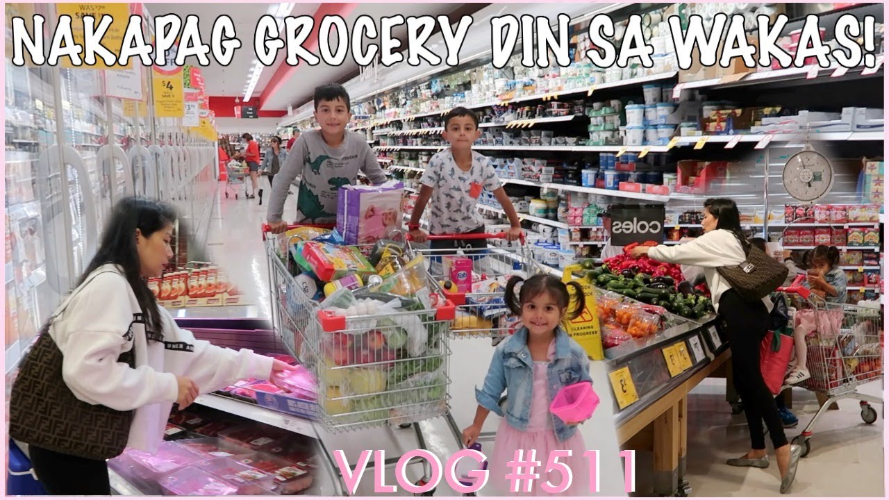 SA WAKAS NA KAPAG GROCERY DIN KAMI | KINAILANGAN NG DALAWANG CART