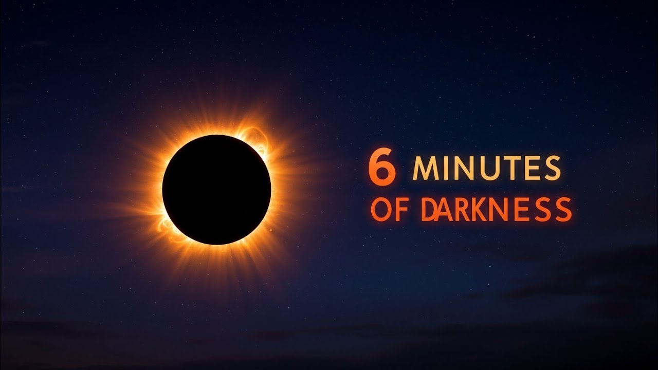 2 August 2025: Longest Total Solar Eclipse of the Century. 6 Minutes of Darkness 