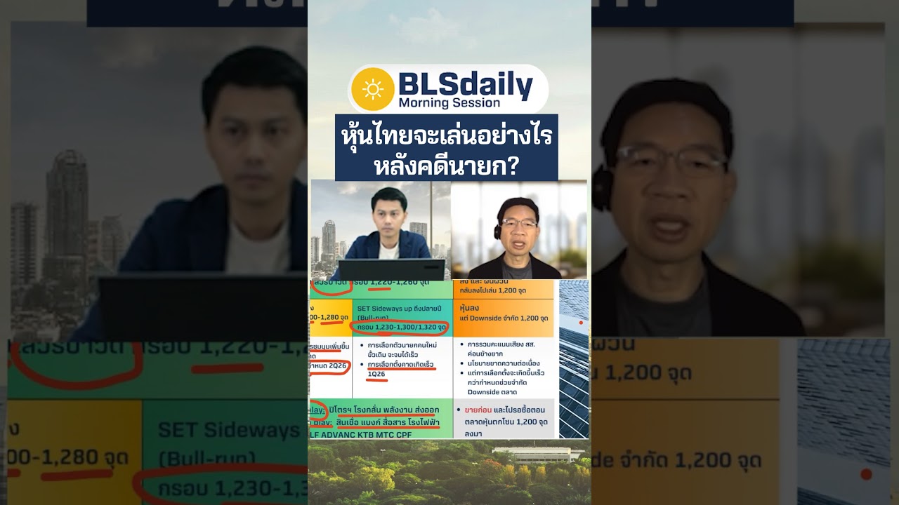 หุ้นไทยจะเล่นอย่างไร หลังคดีนายก?
