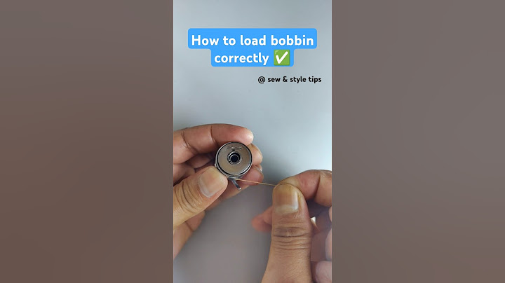 How to put bobbin in bobbin case ! #sewingtipsandtricks #sewingmachine #diysewingtips #diyideas