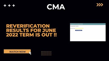 Re Verification results for June 2022 term is out !!