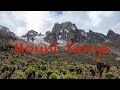 Mount Kenya trekking via Point Lenana 4985 m