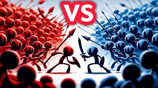 Stickman Fight Marble Ragdoll Battle in Unity