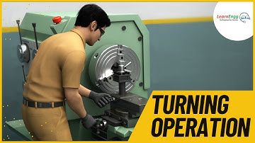 Turning Operation Explained | Engineering Videos | #learnengg #manufacturing #mechanicalengineering