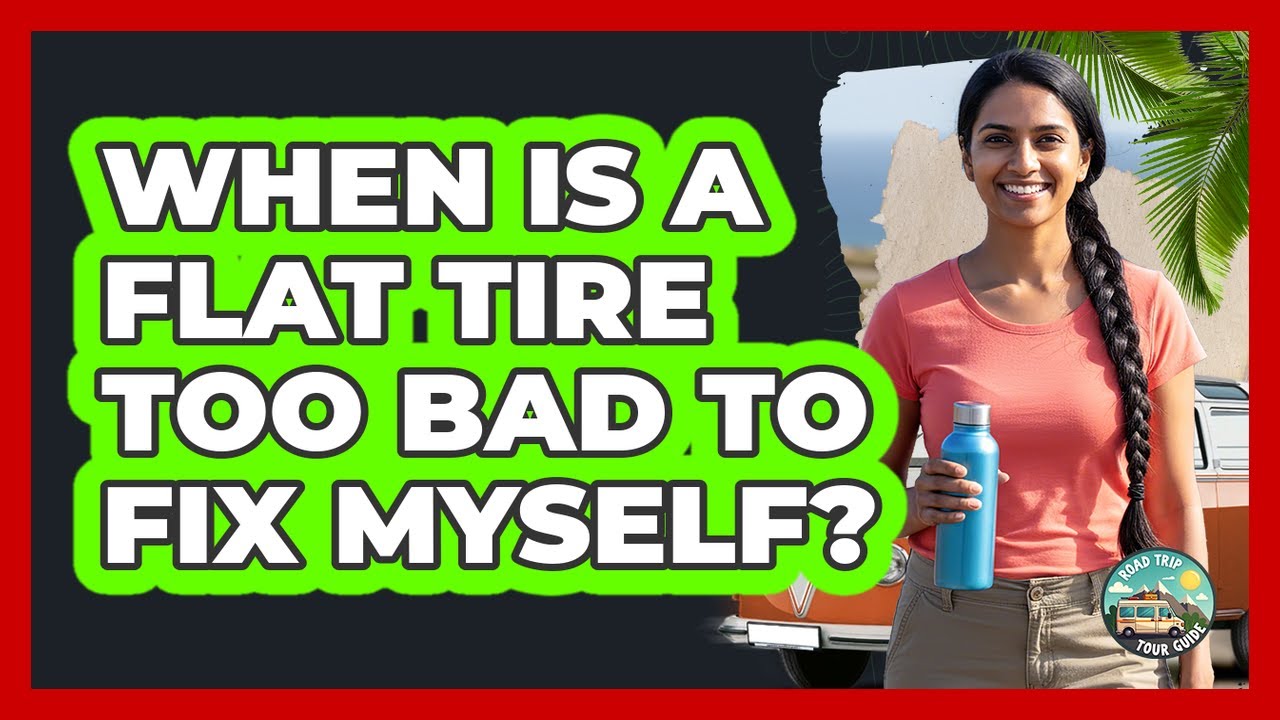 When Is A Flat Tire Too Bad To Fix Myself?