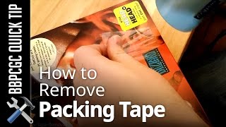 Removing Packing Tape from Game Boxes - BBPCGC Quick Tip screenshot 4