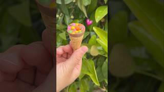 ASMR SATISFYING SHORTS           🍦+🧇+🍫 #asmr #chocolate #waffle #icecream #satisfying #gofret