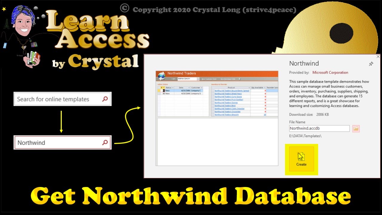 download northwind.mdb sample database