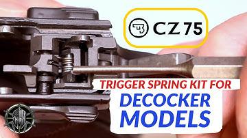CZ 75 SP-01 Decocker Trigger Spring Kit – Install Guide & Trigger Pull Overview