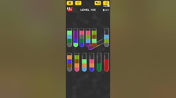 water sort color puzzle level 102