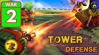 Battle Strategy: Tower Defense - Android Gameplay Walkthrough War 2 Level 2 (3 stars) (Android, iOS) screenshot 3