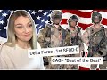 New Zealand Girl Reacts to US ARMY DELTA FORCE!!